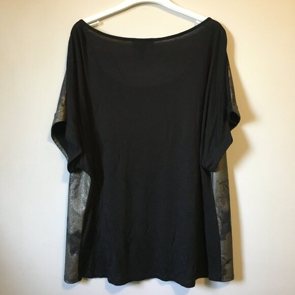 Punkrocker Tie-Dye Pattern Rolled Sleeve Tee - Picture 2 of 11